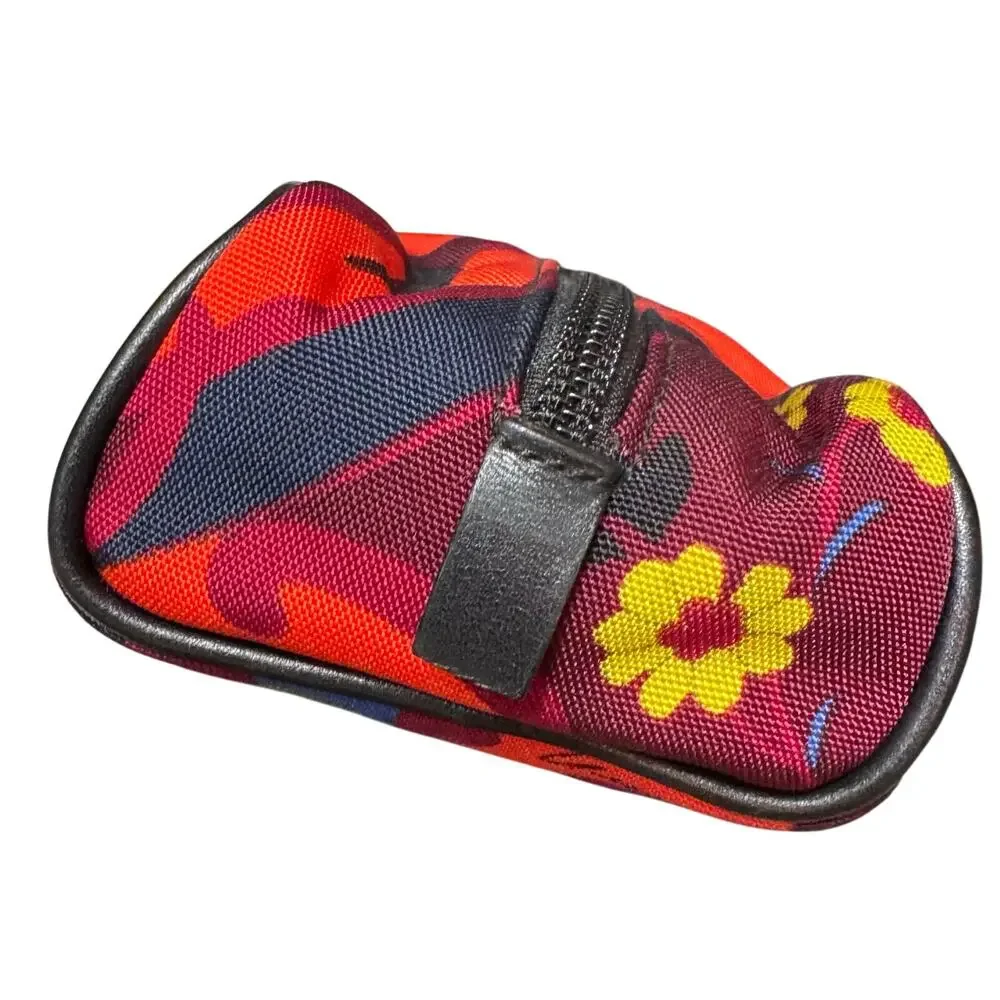 Auth. Limited Edition Gucci Rare Tropical Floral Canvas Small Zip Pouch W/COA